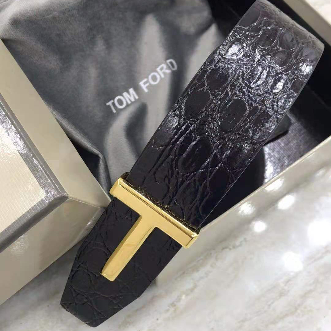 Tom Ford Crocodile Icon Belt - DesignerGu