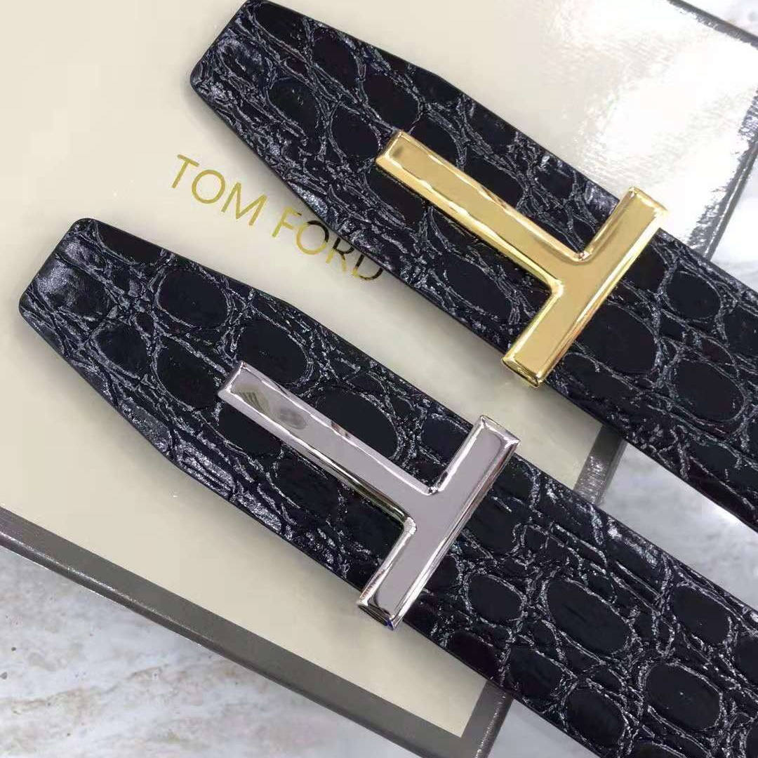 Tom Ford Crocodile Icon Belt - DesignerGu