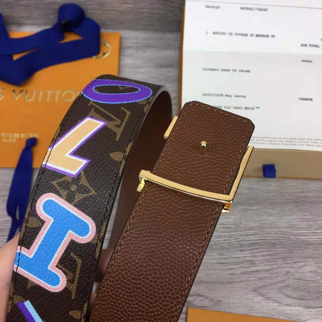 Louis Vuitton X NBA Initiales 40MM Reversible Belt - DesignerGu