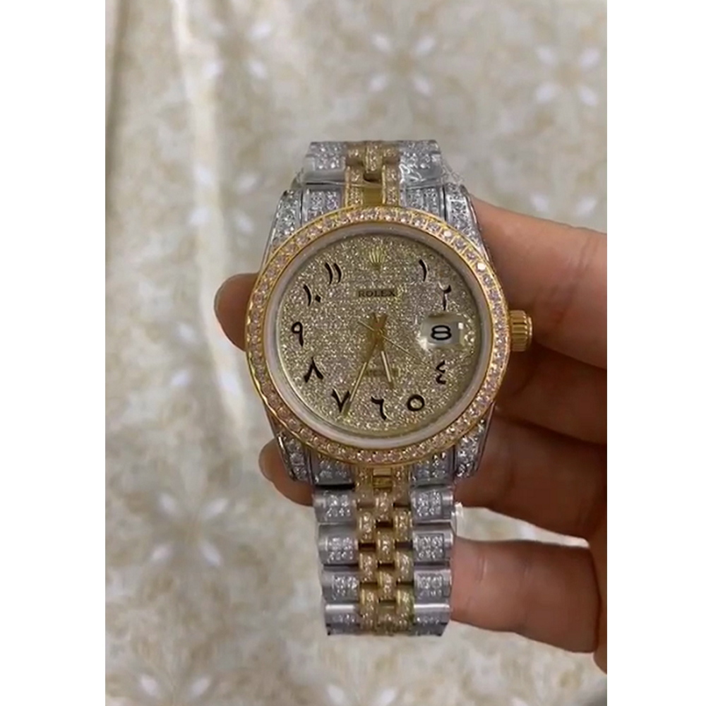 Rolex Diamond Watch - DesignerGu