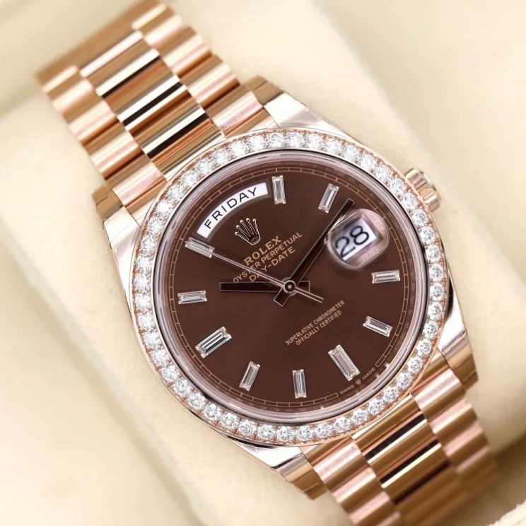 Rolex Day-Date Oyster Everose Gold 41MM - DesignerGu