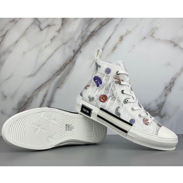 Dior B23 Dior And Kenny Scharf High-Top Sneaker - DesignerGu