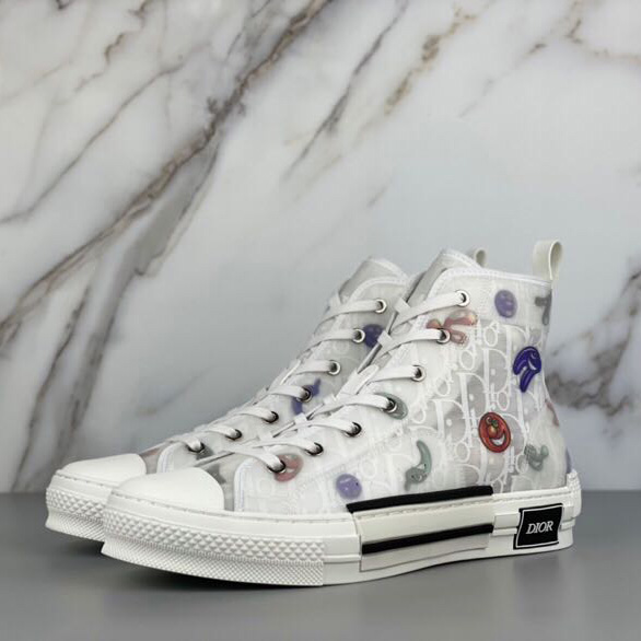 Dior B23 Dior And Kenny Scharf High-Top Sneaker - DesignerGu