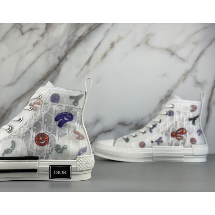 Dior B23 Dior And Kenny Scharf High-Top Sneaker - DesignerGu