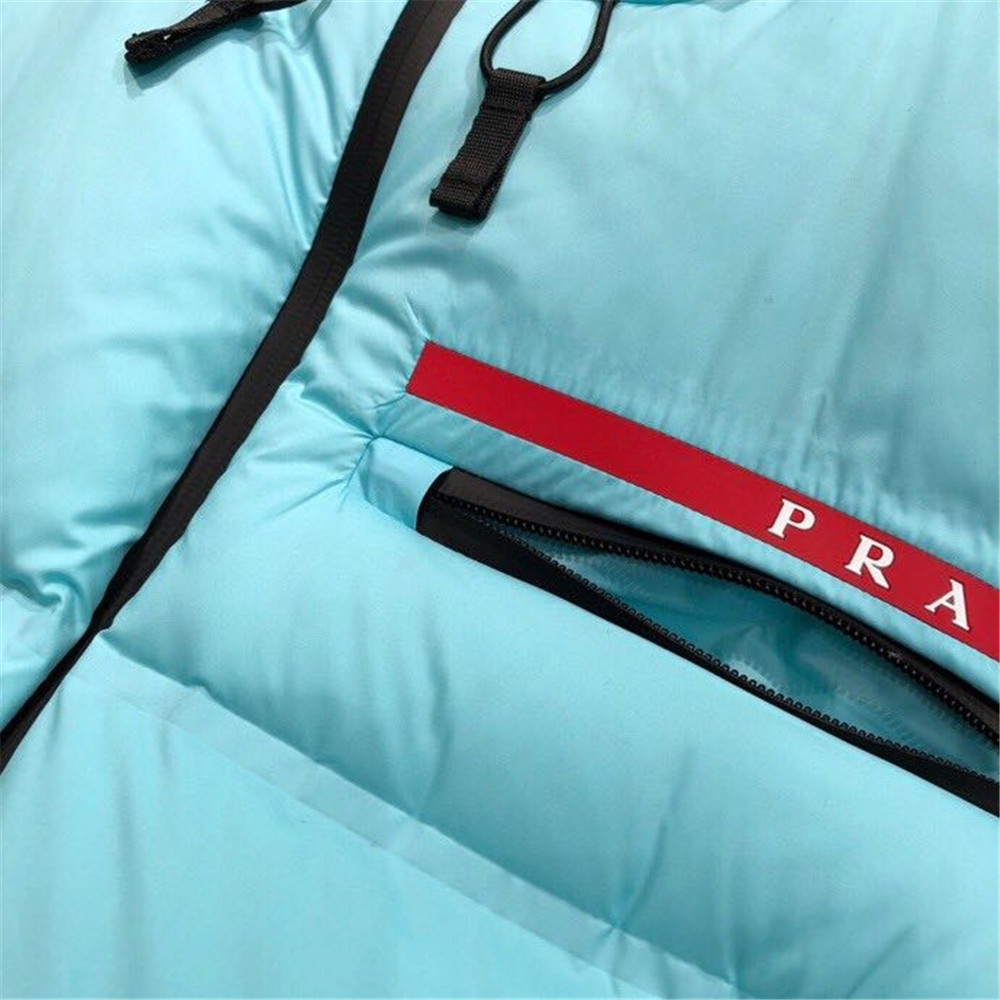 Prada Linea Rossa HX021 Bonded Puffer Jacket(blue) - DesignerGu