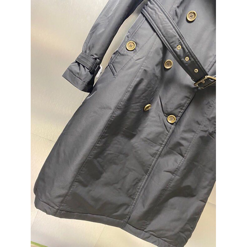 Burberry Belted Double-Breasted Quilted Shell Down Coat - DesignerGu