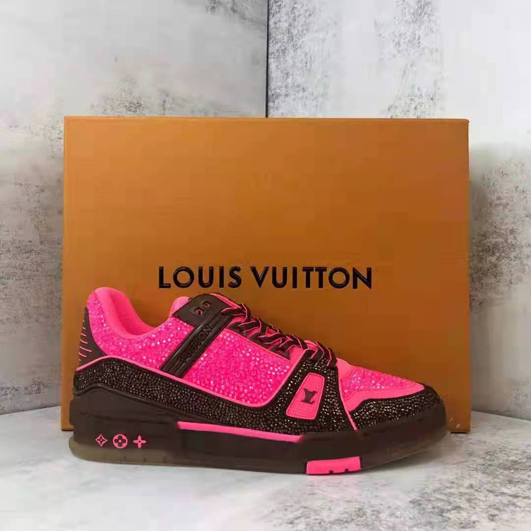 Louis Vuitton Trainer Sneaker(UponUK size) - DesignerGu