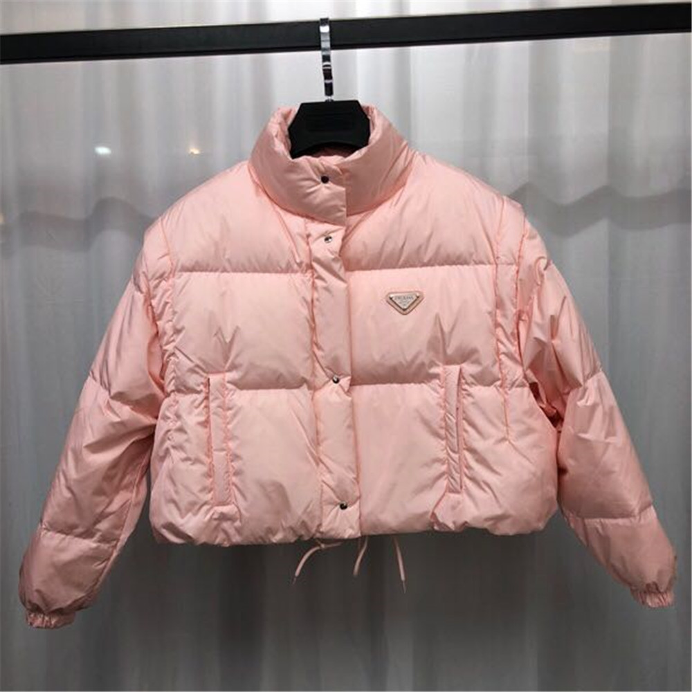 Prada Detachable Sleeve Vest Jacket(Pink) - DesignerGu