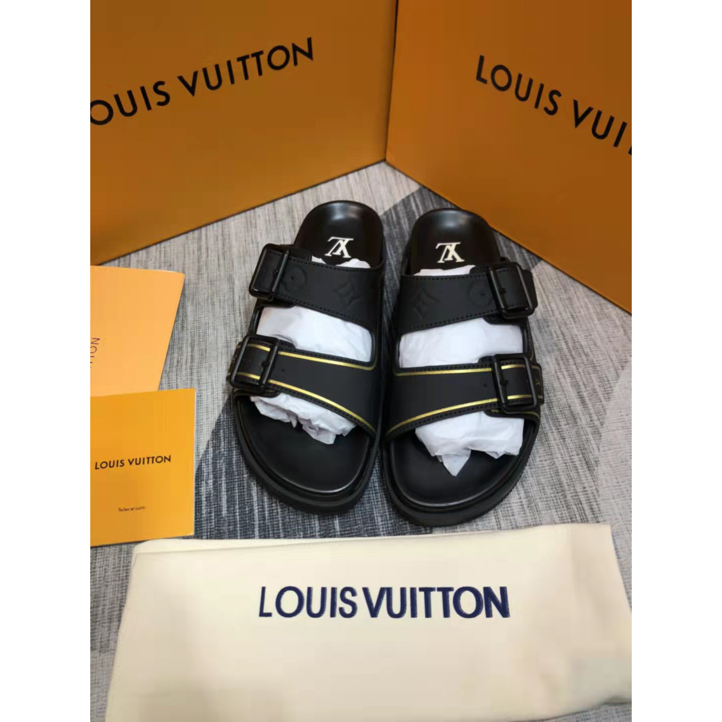 Louis Vuitton Monogram Sandals - DesignerGu