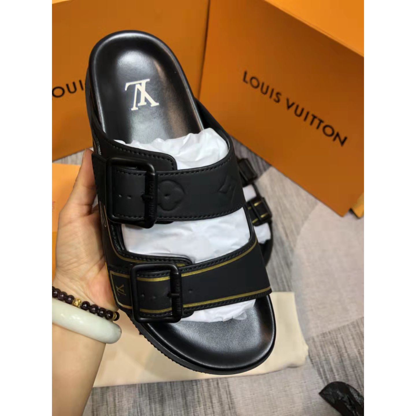 Louis Vuitton Monogram Sandals - DesignerGu