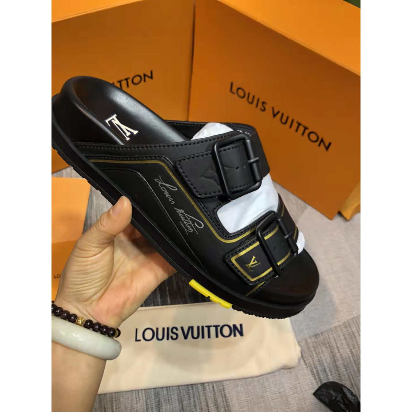 Louis Vuitton Monogram Sandals - DesignerGu