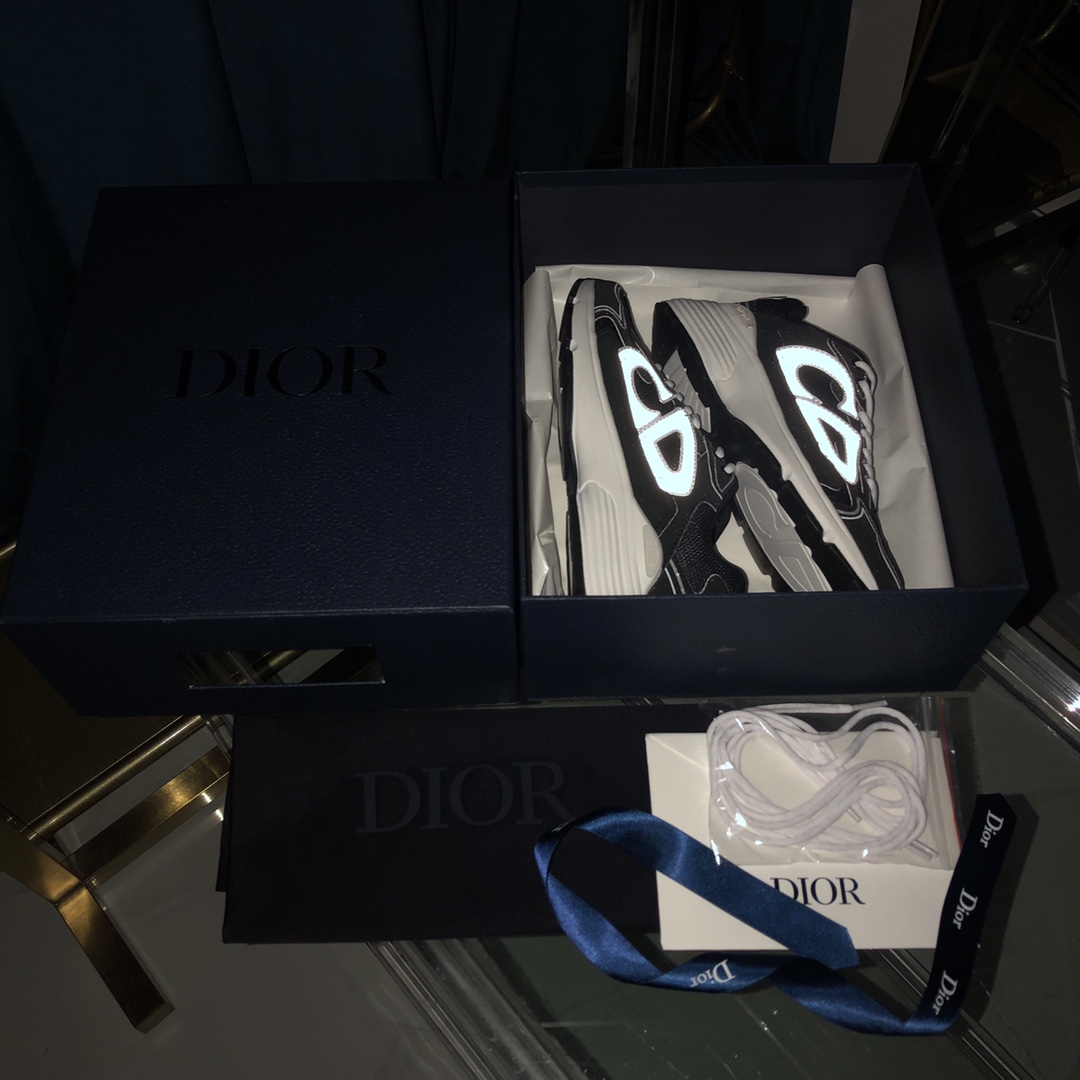 Dior B30 Sneaker Black Mesh And Technical Fabric - DesignerGu