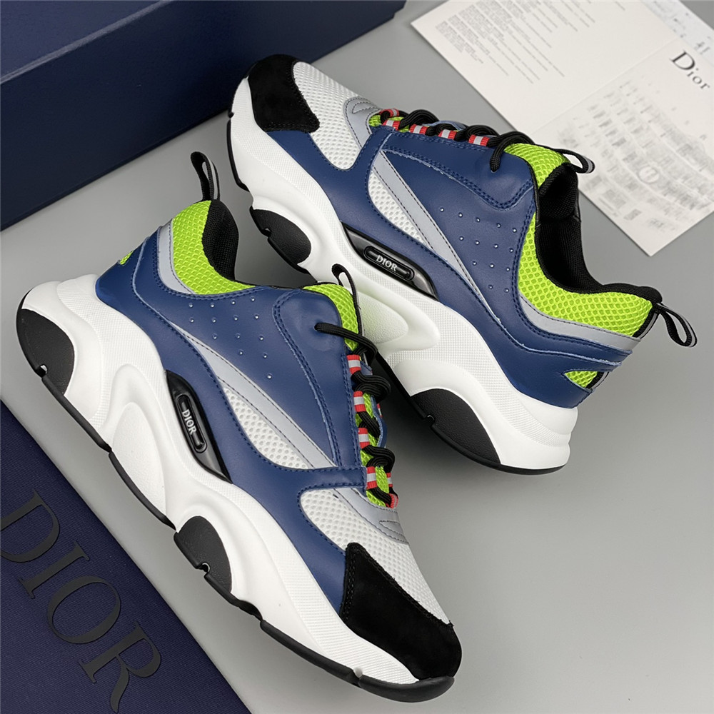 Dior B22 Low-top Sneaker In Blue&Green - DesignerGu