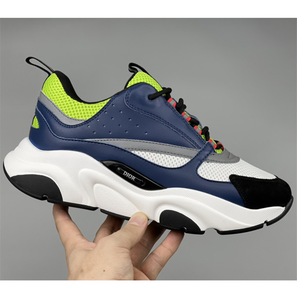 Dior B22 Low-top Sneaker In Blue&Green - DesignerGu