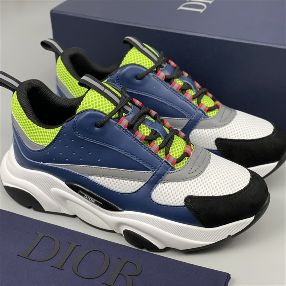 Dior B22 Low-top Sneaker In Blue&Green - DesignerGu