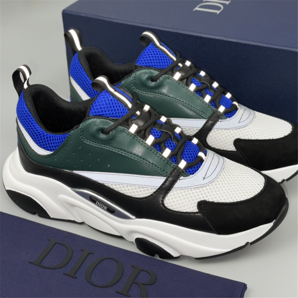 Dior B22 Low-top Sneaker In Green&Blue - DesignerGu