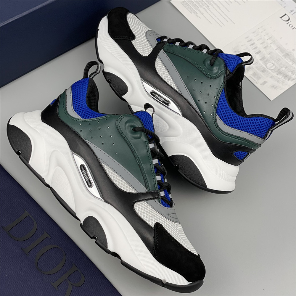 Dior B22 Low-top Sneaker In Green&Blue - DesignerGu