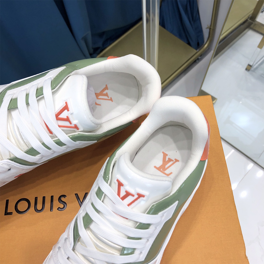 Louis Vuitton Trainer Sneaker White - DesignerGu