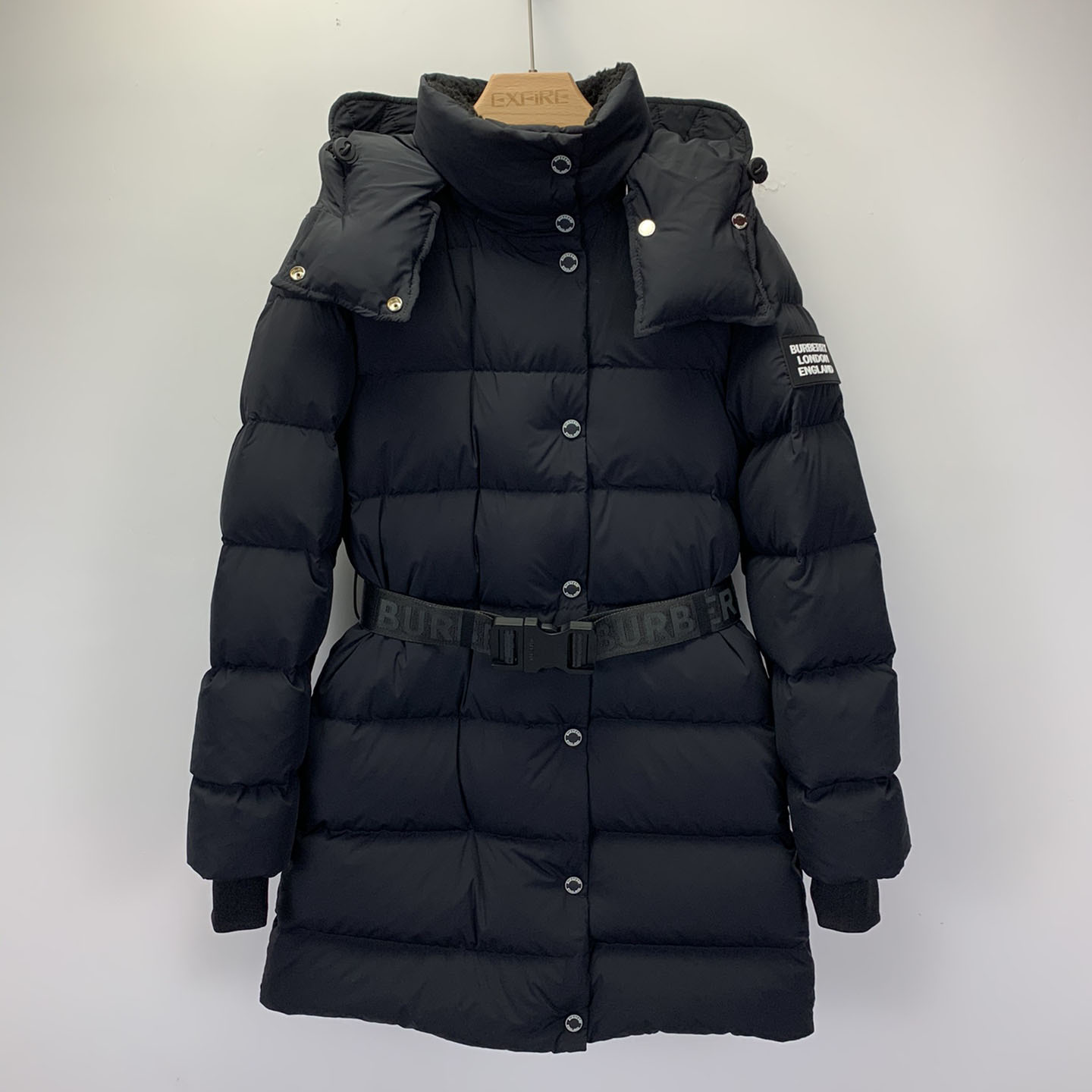 Burberry Belted Long Down Jacket - DesignerGu