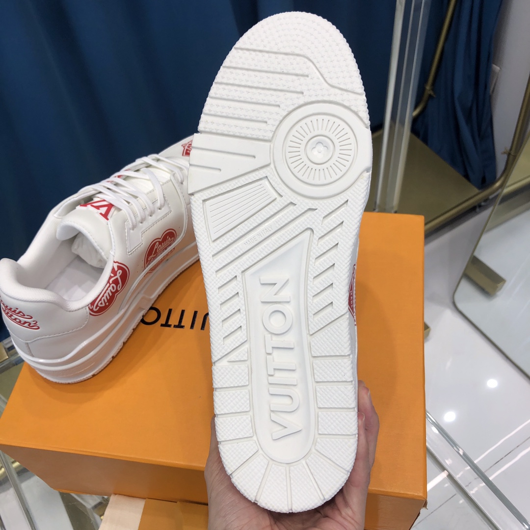 Louis Vuitton Trainer Sneaker Nigo Lv Made White - DesignerGu