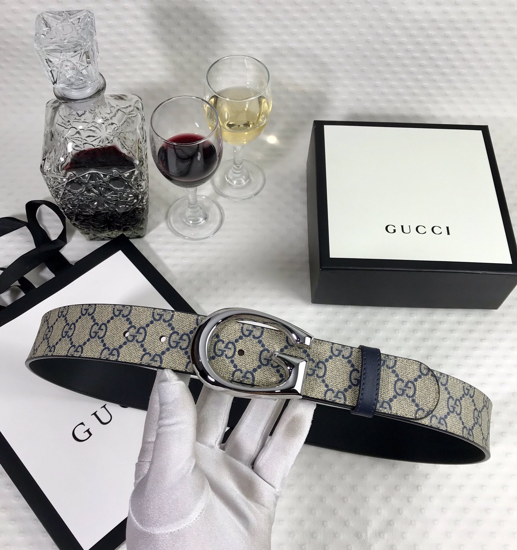 Gucci Belt With G Buckle - DesignerGu