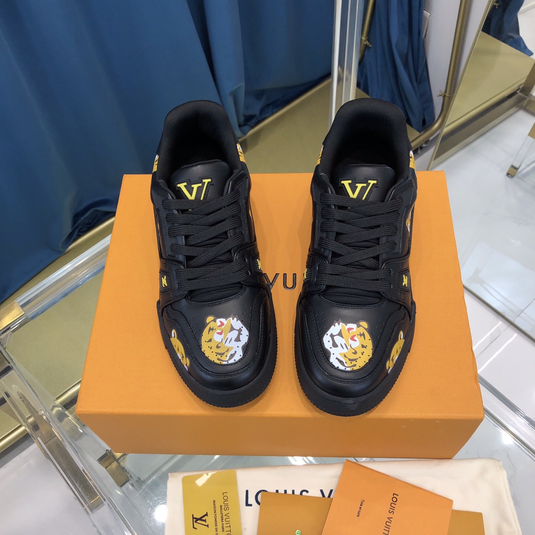 Louis Vuitton Trainer Sneaker X Nigo Tiger - DesignerGu