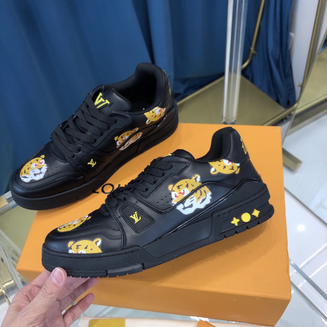 Louis Vuitton Trainer Sneaker X Nigo Tiger - DesignerGu