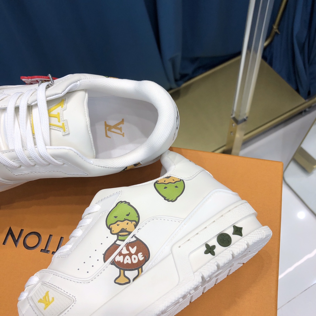 Louis Vuitton Trainer Sneaker X Nigo Duck - DesignerGu