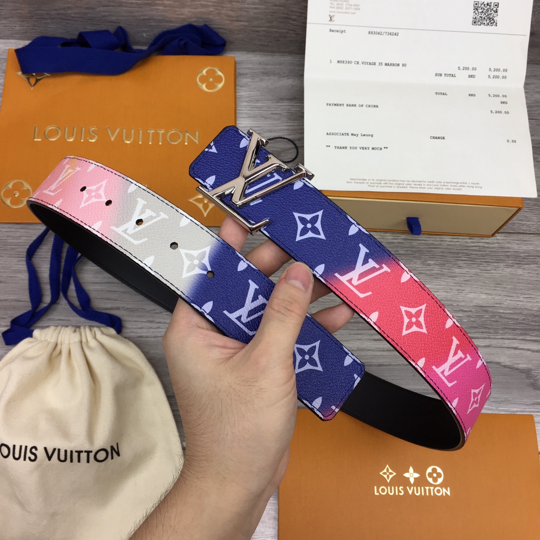 Louis Vuitton Shape 40MM Reversible Belt - DesignerGu