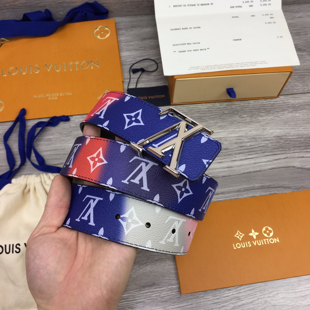 Louis Vuitton Shape 40MM Reversible Belt - DesignerGu