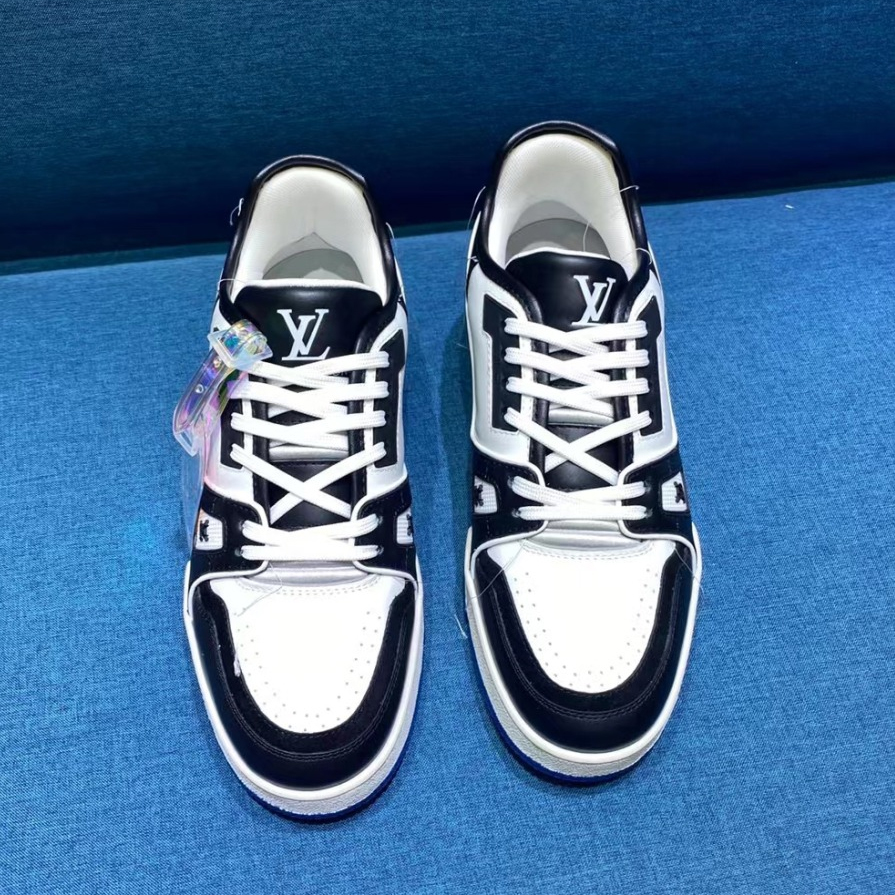 Louis Vuitton Trainer Sneaker Black(upon UK size) - DesignerGu