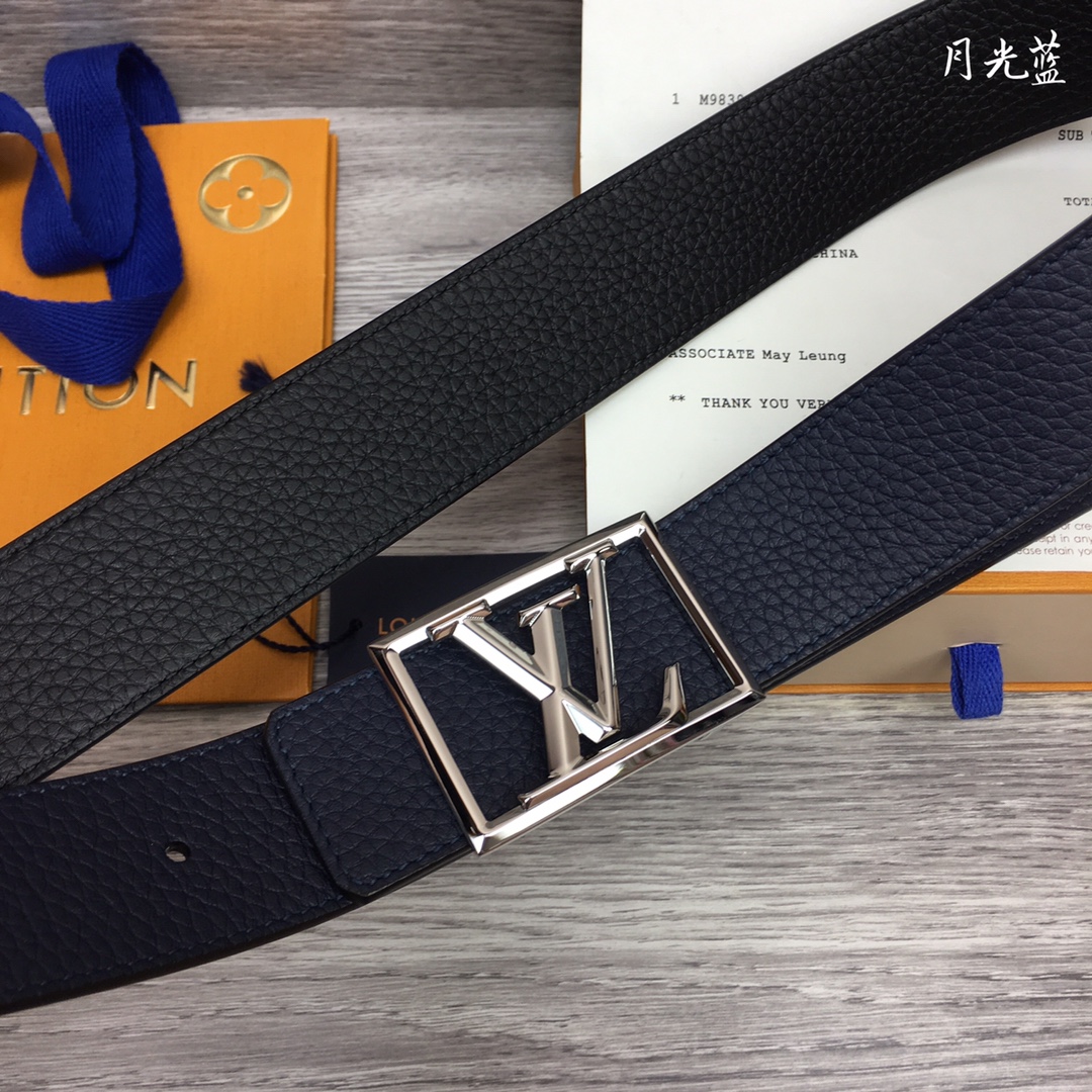 Louis Vuitton Shape 40MM Reversible Belt - DesignerGu