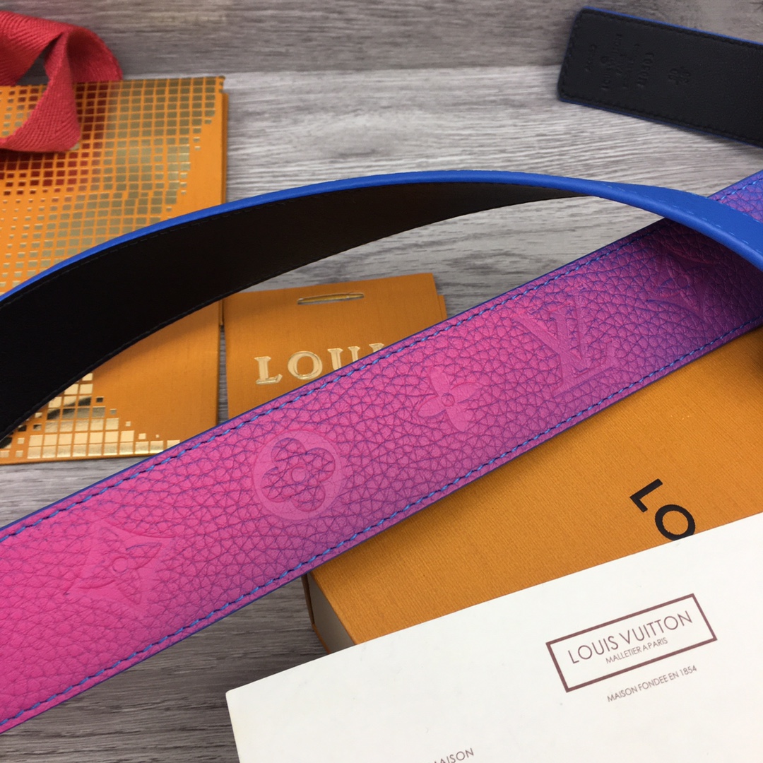 Louis Vuitton Gradient Shape 40MM Reversible Belt - DesignerGu