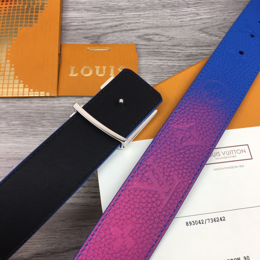 Louis Vuitton Gradient Shape 40MM Reversible Belt - DesignerGu