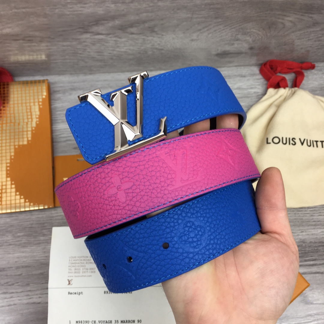 Louis Vuitton Gradient Shape 40MM Reversible Belt - DesignerGu