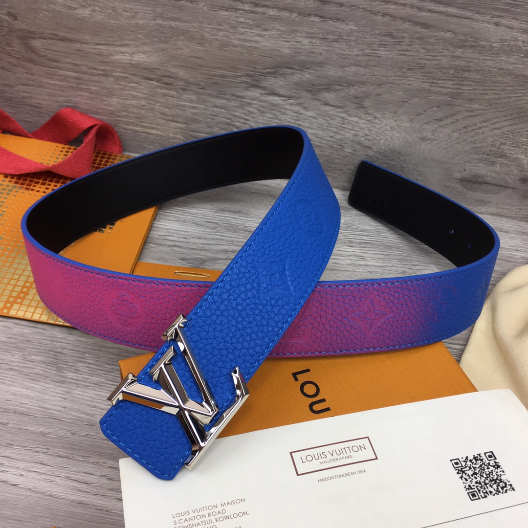 Louis Vuitton Gradient Shape 40MM Reversible Belt - DesignerGu