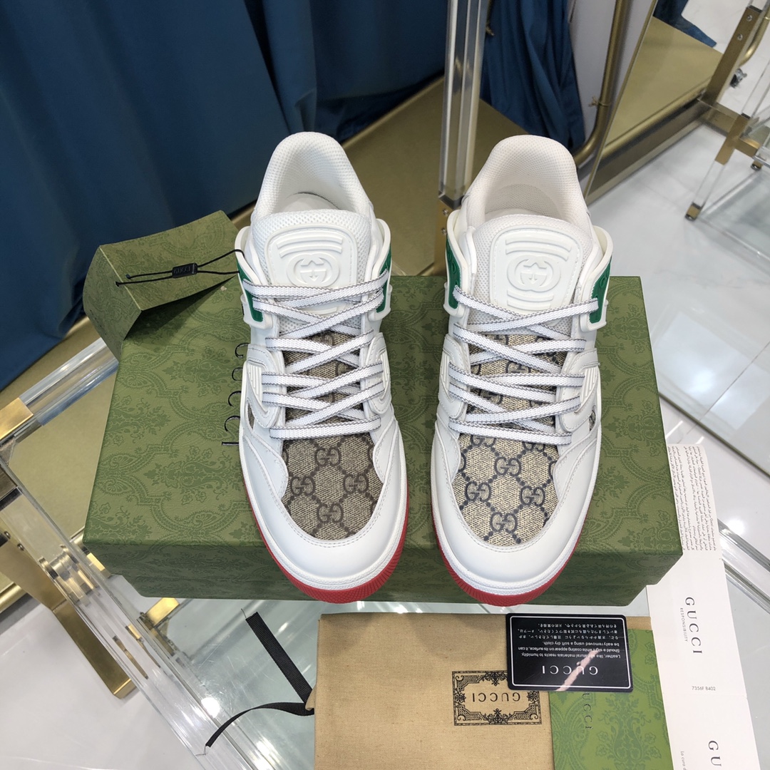 Gucci  Men's Gucci  Basket sneaker with lnterlocking G  - DesignerGu