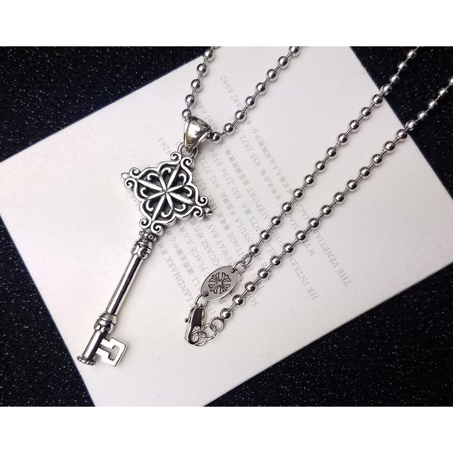 Chrome Heart Cross Necklace - DesignerGu