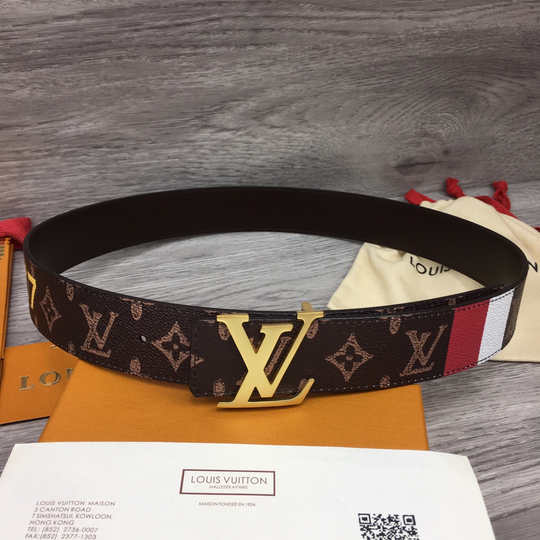 Louis Vuitton Shape 40MM Reversible Belt - DesignerGu