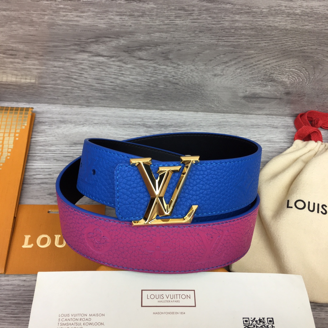 Louis Vuitton Gradient Shape 40MM Reversible Belt - DesignerGu