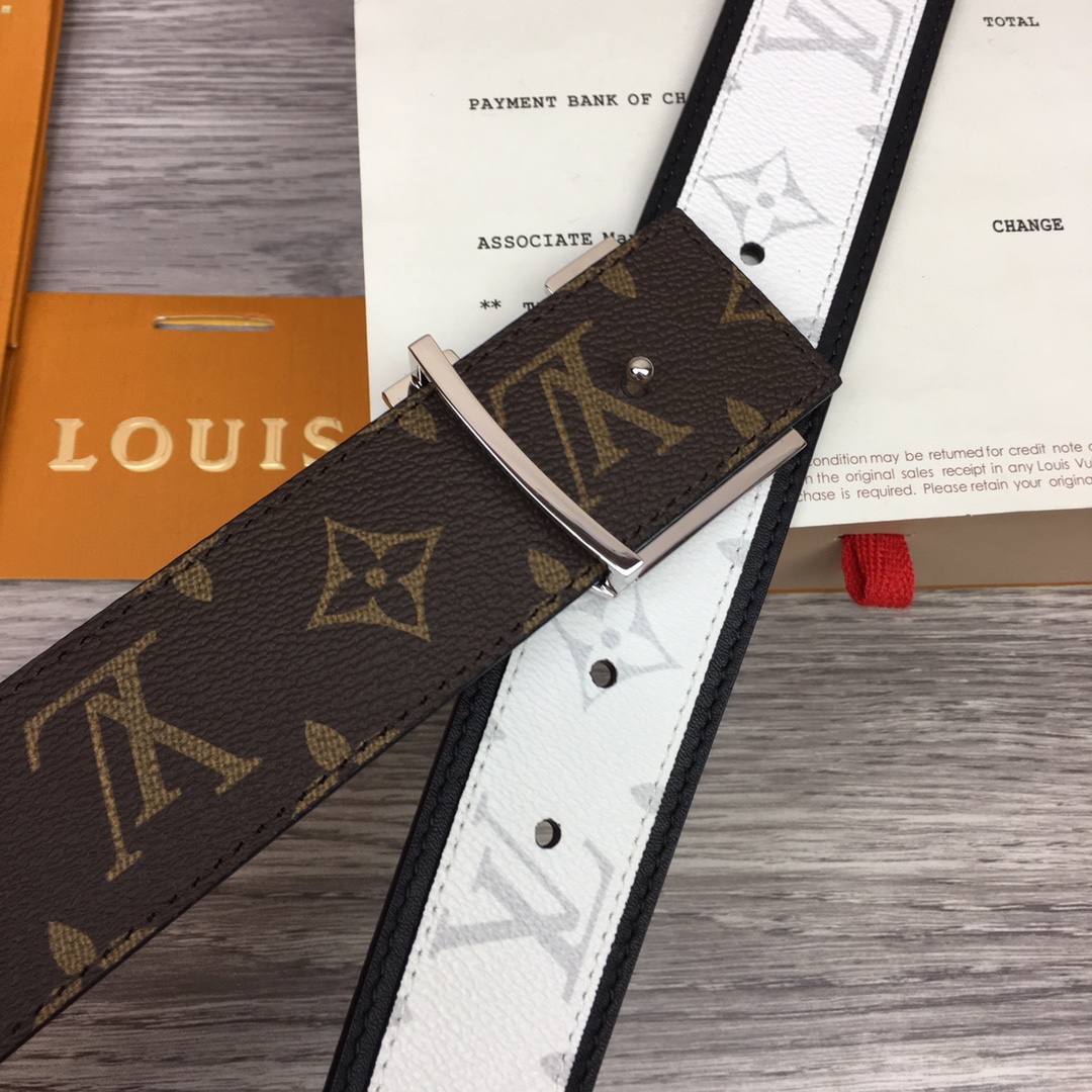 Louis Vuitton Shape 40MM Reversible Belt - DesignerGu