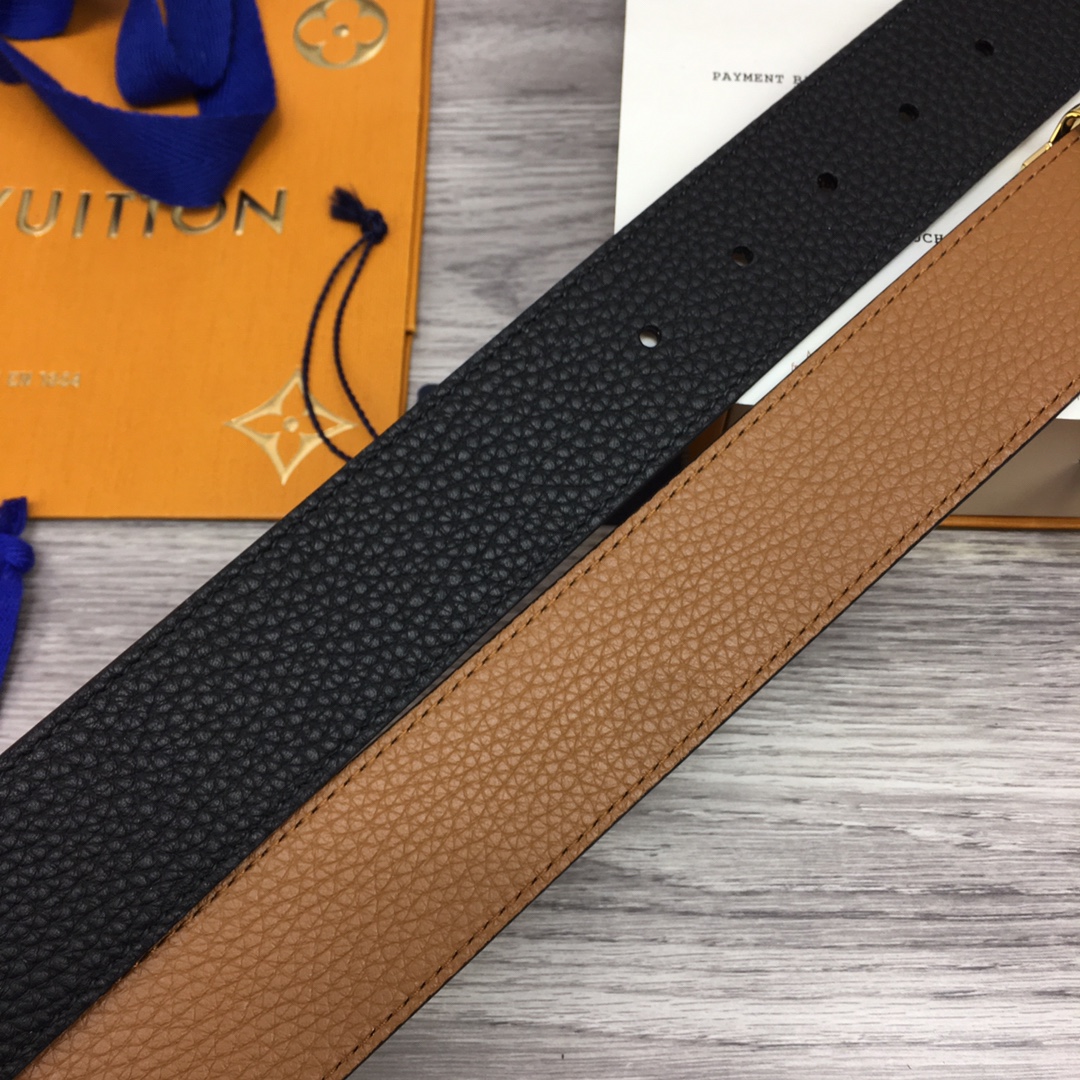 Louis Vuitton Shape 40MM Reversible Belt - DesignerGu