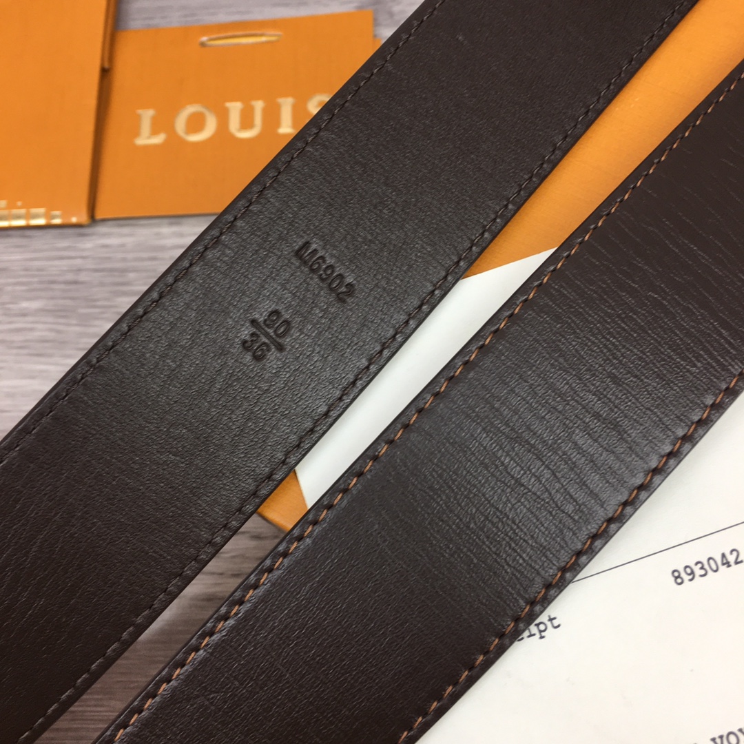 Louis Vuitton Shape 40MM Reversible Belt - DesignerGu