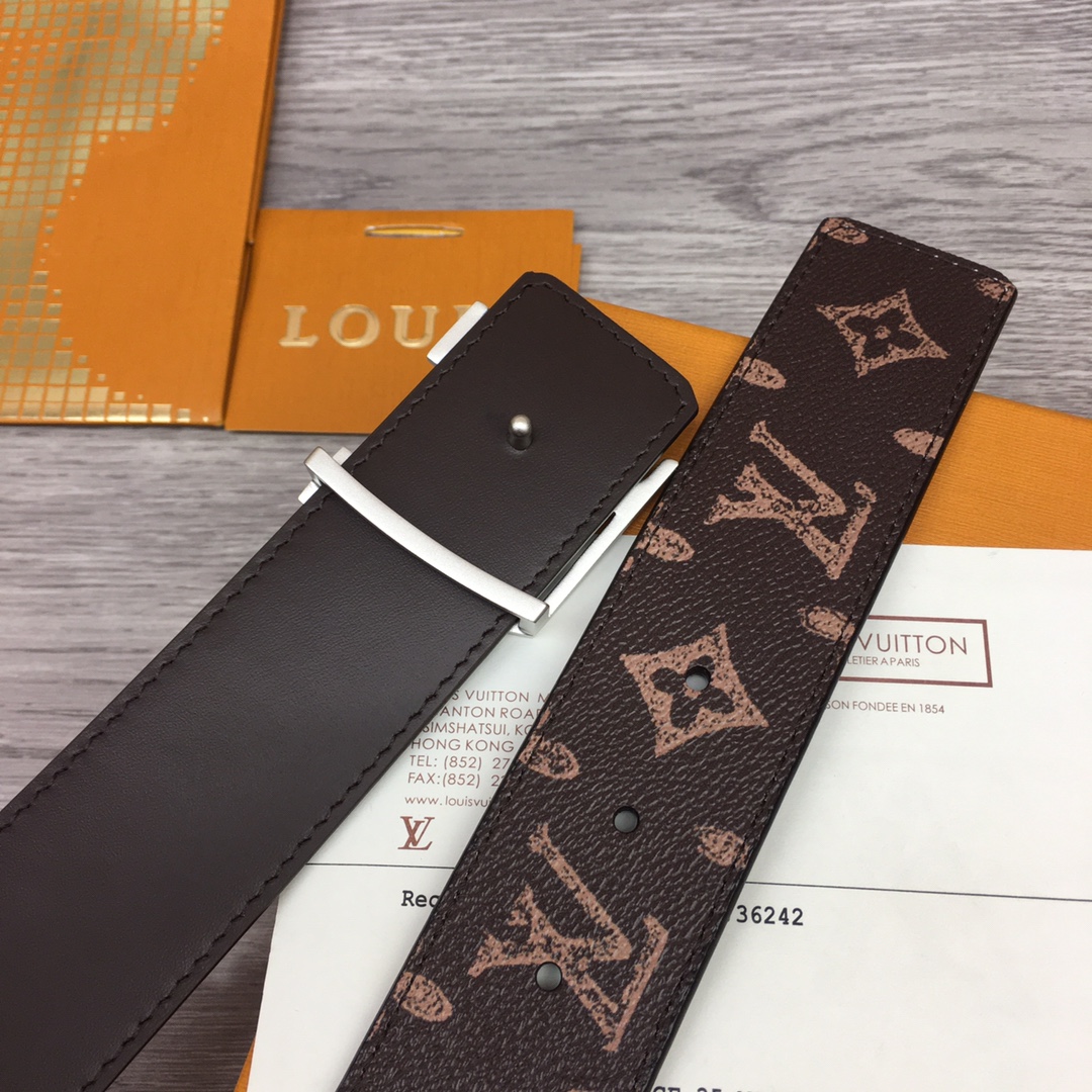 Louis Vuitton Shape 40MM Reversible Belt - DesignerGu