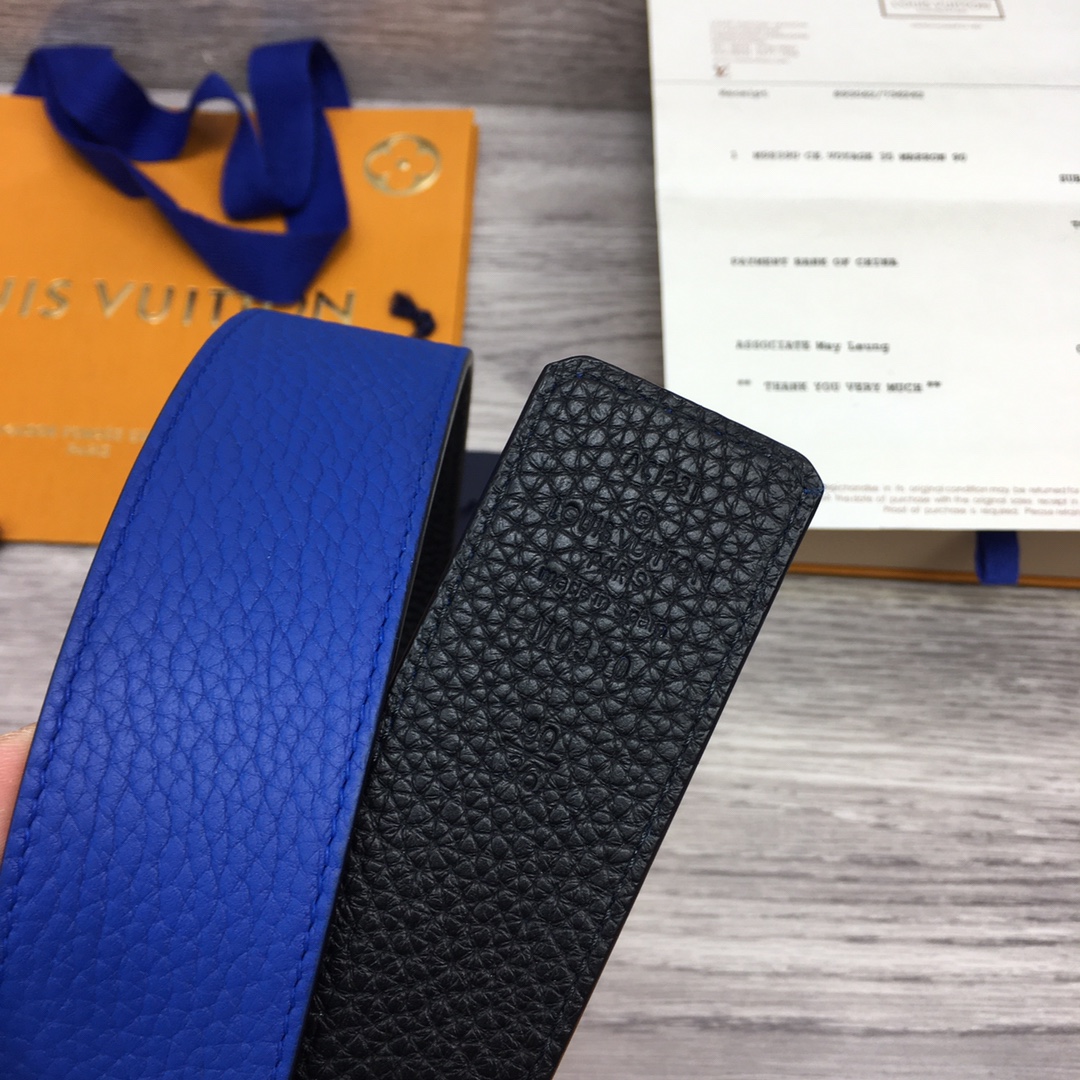 Louis Vuitton Shape 40MM Reversible Belt - DesignerGu