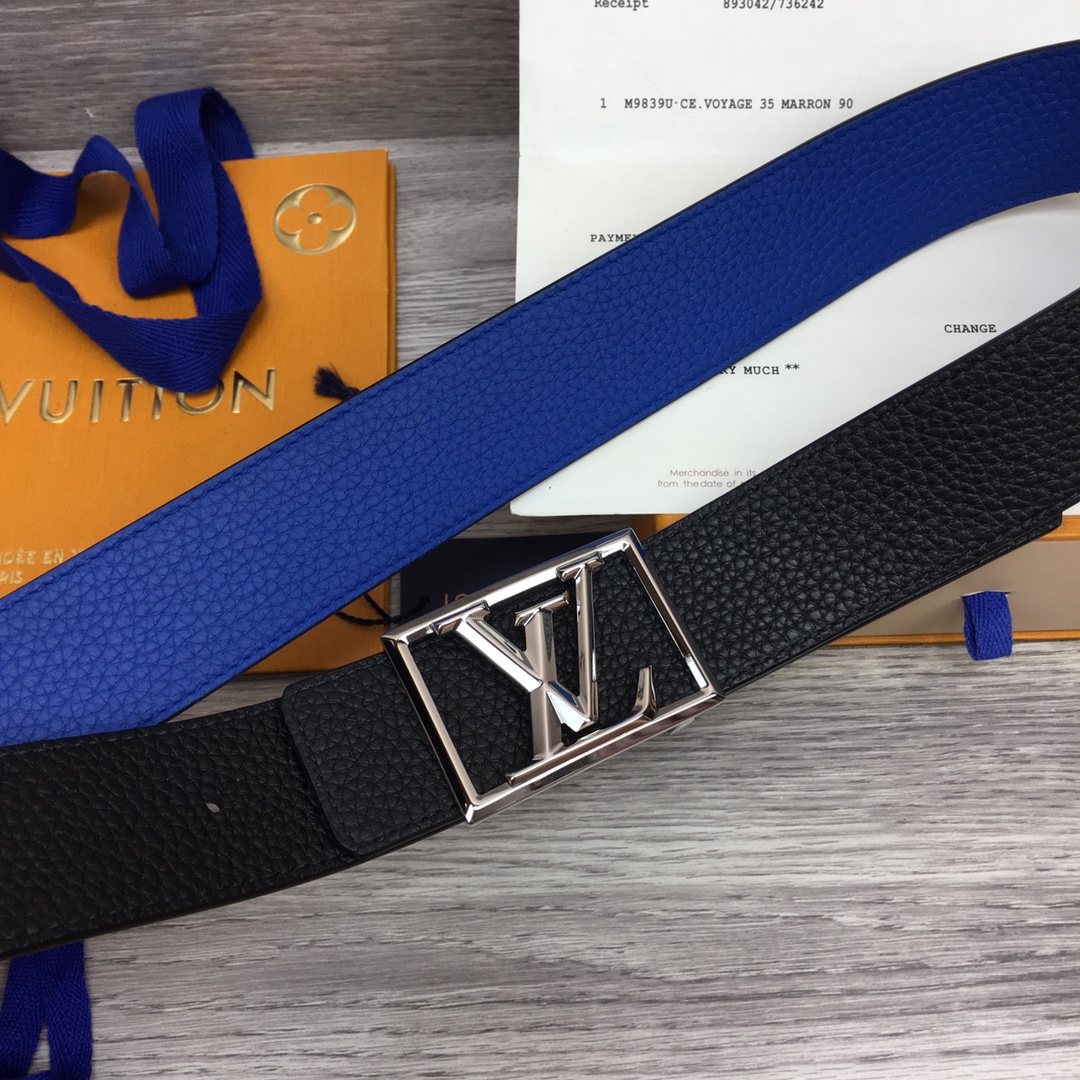 Louis Vuitton Shape 40MM Reversible Belt - DesignerGu