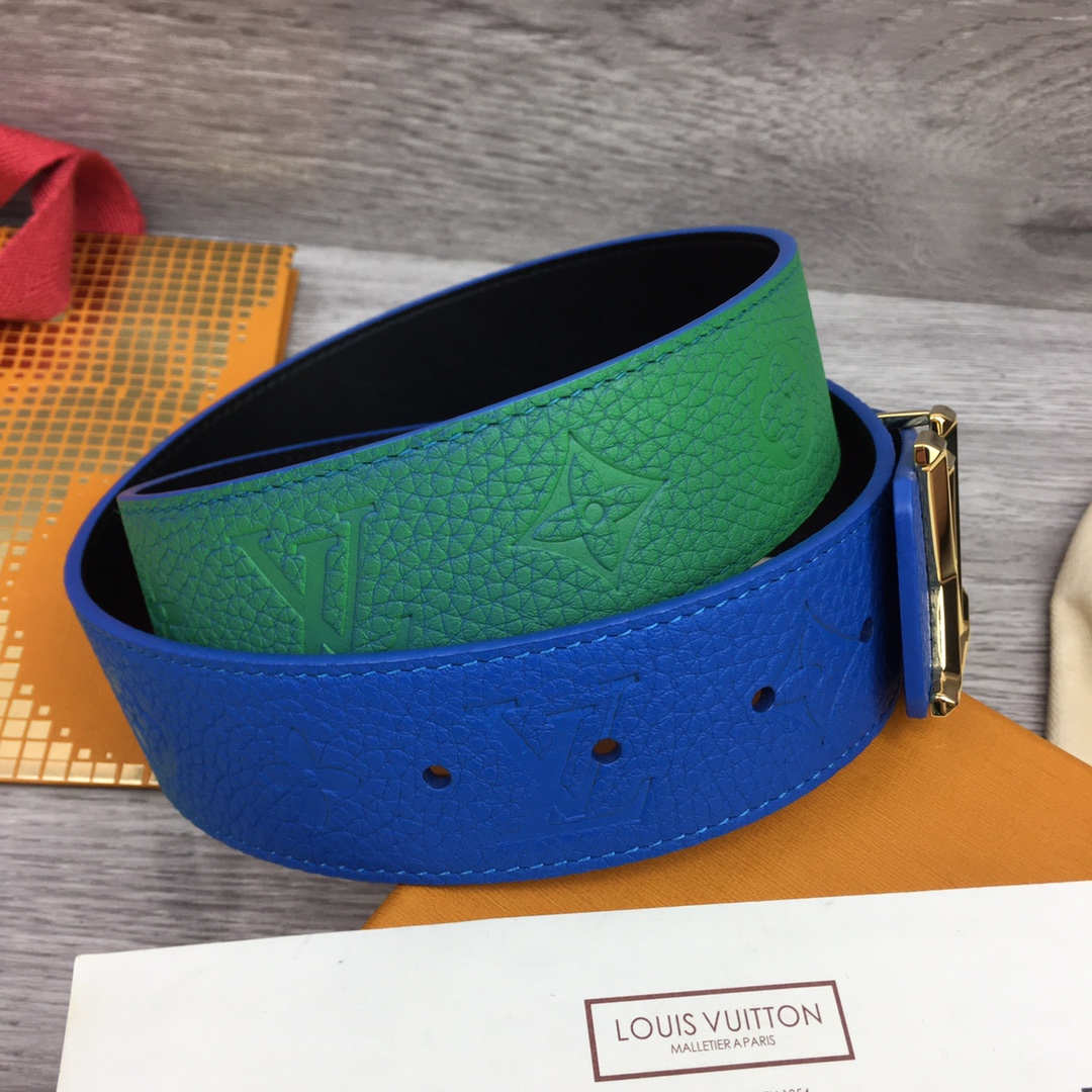 Louis Vuitton Gradient Shape 40MM Reversible Belt - DesignerGu