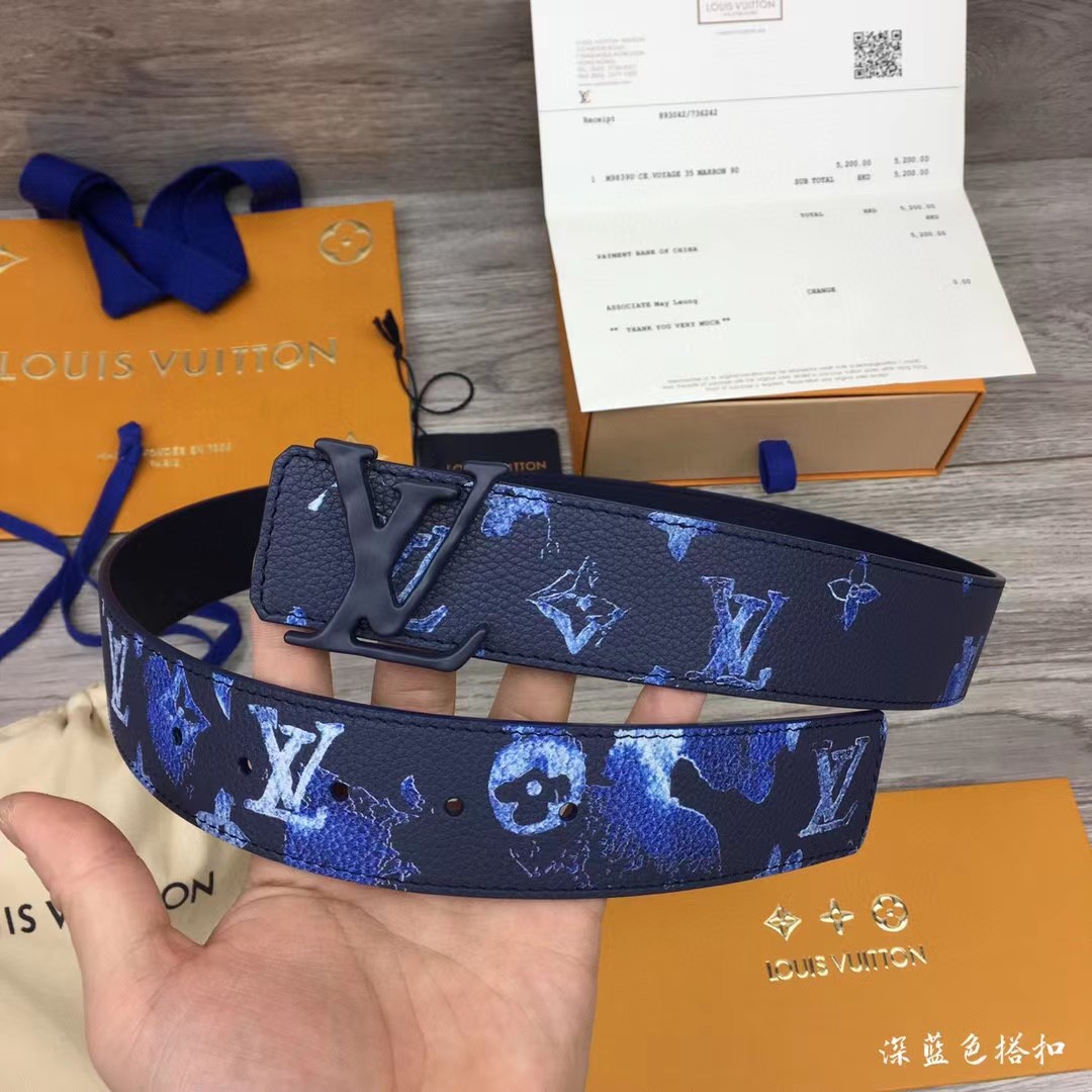 Louis Vuitton Gradient Shape 40MM Reversible Belt - DesignerGu