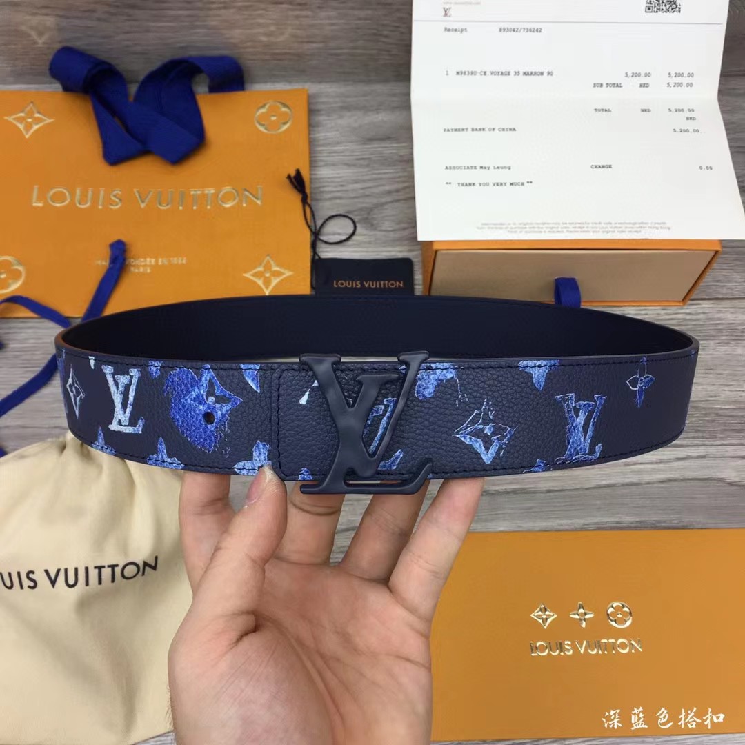 Louis Vuitton Gradient Shape 40MM Reversible Belt - DesignerGu