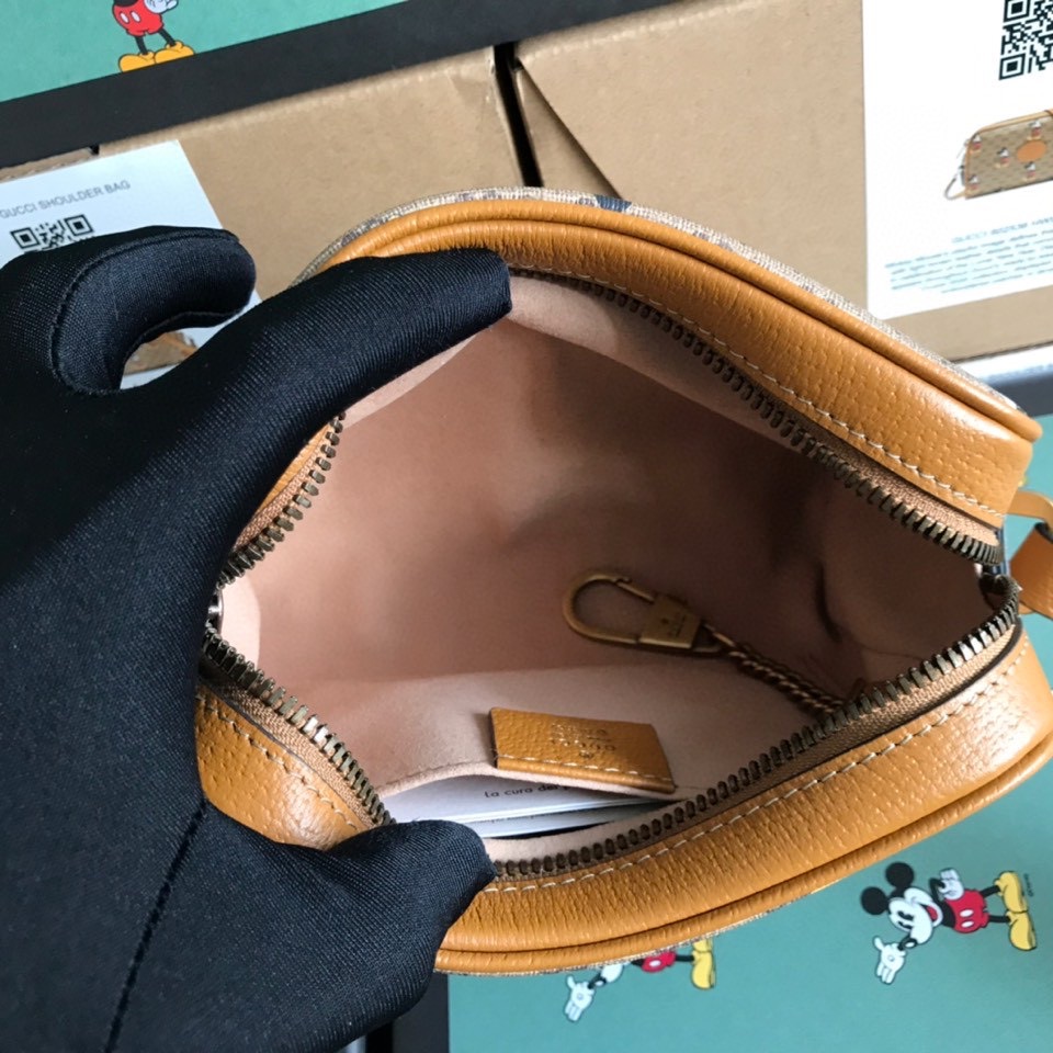 Gucci  GG Mickey  Shoulder Bag(17.5/12/5CM) - DesignerGu